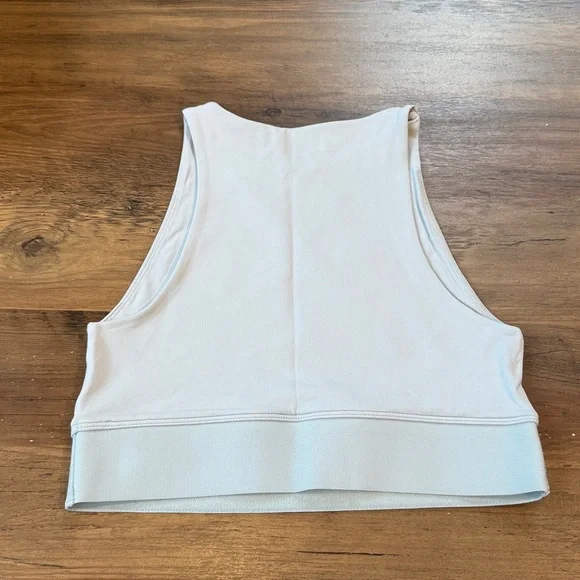 Babaton Pale Blue Cropped Tank top - Picture 2 of 5